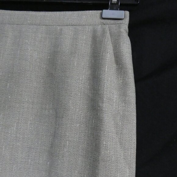 Lined Beige Pencil Skirt | Size 42 | Made In Italy - Picture 5 of 15